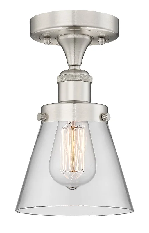 Industrial Lighting for Chemical PlantsEdison One Light Semi-Flush Mount