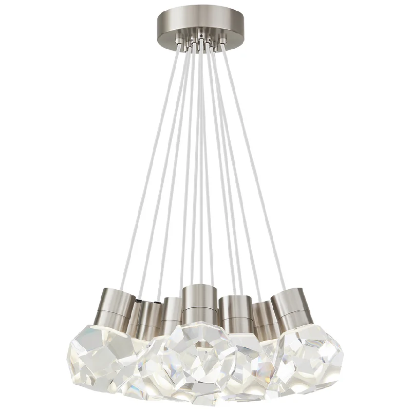 Track lighting with swivel heads for precise aimingKira 11-Light Pendant