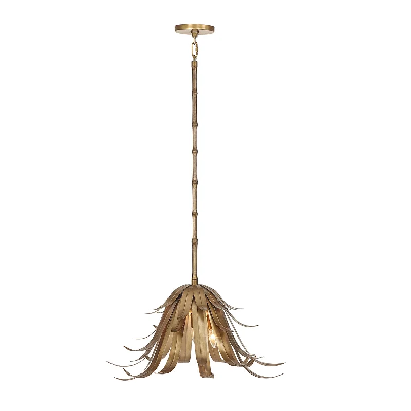 Dimmable track lighting for home officesEurofase 46431-011 Kagra 3 Light 24 Inch Vintage Brass Leaf Chandelier