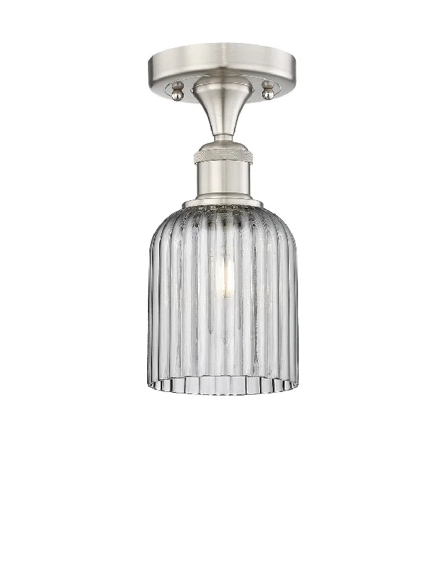 Industrial Lighting for Automotive Manufacturing PlantsEdison One Light Semi-Flush Mount