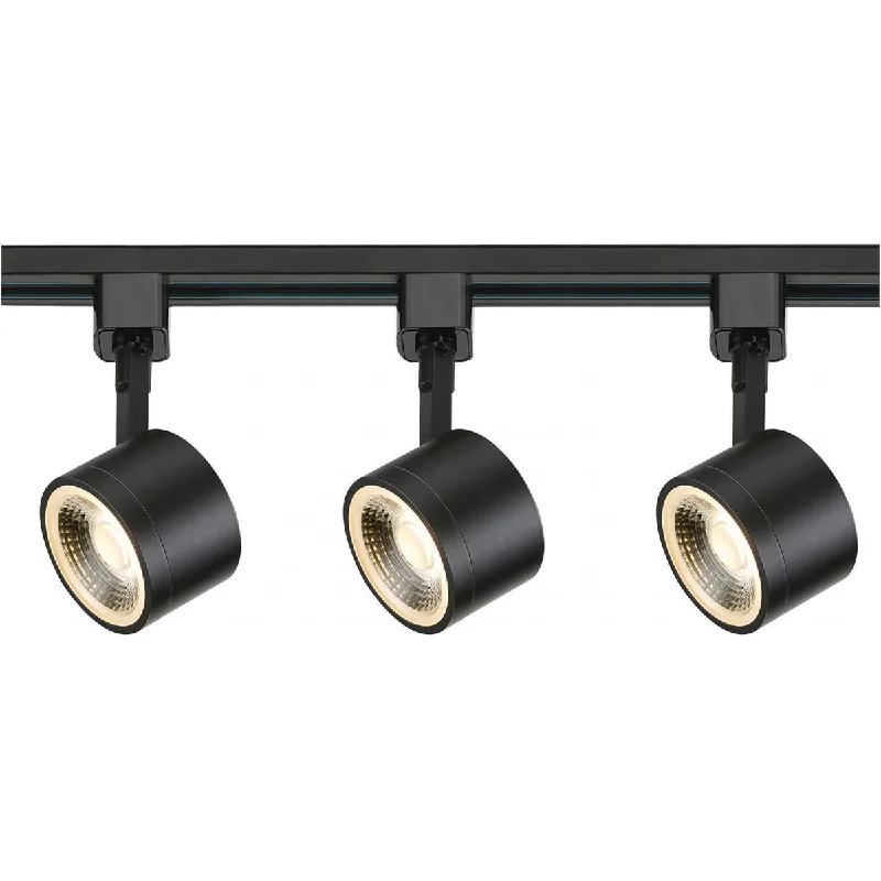 Wireless track lighting for easy installationNuvo TK404 LED Track Kit - 3 Head 12 Watt 3000K with 4 foot Track Black Wireless track lighting for easy installationNuvo TK404 LED Track Kit - 3 Head 12 Watt 3000K with 4 foot Track Black