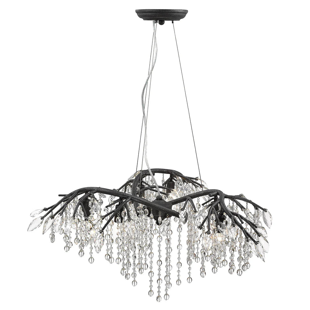 White track lighting for a clean lookGolden Lighting 9903-6 BI Autumn 6 Light Chandelier in Black Iron White track lighting for a clean lookGolden Lighting 9903-6 BI Autumn 6 Light Chandelier in Black Iron