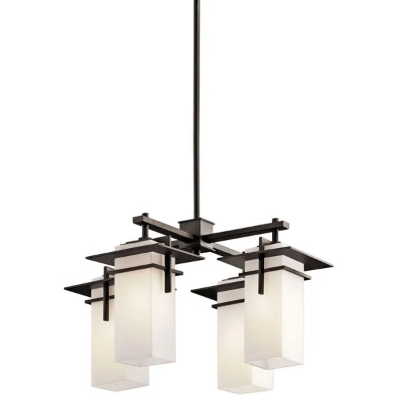 Shock - Resistant Industrial Lighting for Vibrating Machinery AreasCaterham 13 in. 4 Lights Outdoor Chandelier Bronze Finish Shock - Resistant Industrial Lighting for Vibrating Machinery AreasCaterham 13 in. 4 Lights Outdoor Chandelier Bronze Finish