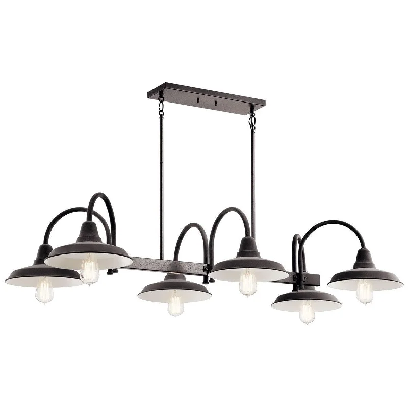 Explosion - Proof Industrial Lighting for Hazardous LocationsMarrus 6 Lights 51 in. Chandelier Gray Finish Explosion - Proof Industrial Lighting for Hazardous LocationsMarrus 6 Lights 51 in. Chandelier Gray Finish