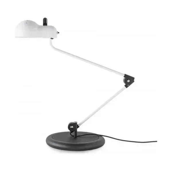 Track lighting with clear glass shadesTopo Table Lamp