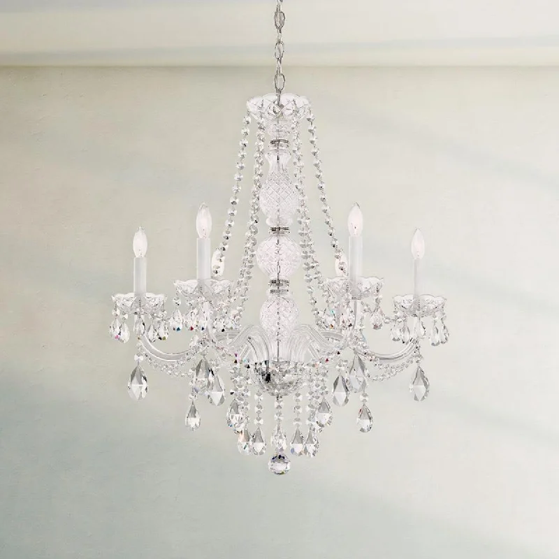 Industrial Exit Sign Lighting for Quick EvacuationArlington 6 Lights Polished Silver Chandelier with Clear Heritage Crystals Industrial Exit Sign Lighting for Quick EvacuationArlington 6 Lights Polished Silver Chandelier with Clear Heritage Crystals