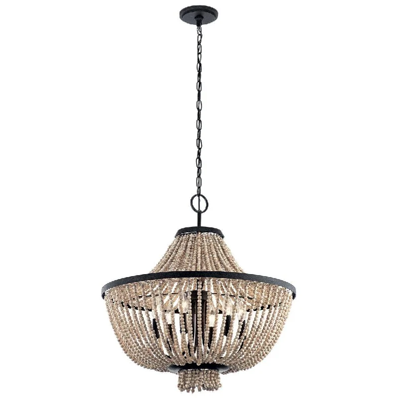 Industrial Lighting for Food Processing FactoriesBrisbane 24 In 6 Lights Chandelier Black finish Industrial Lighting for Food Processing FactoriesBrisbane 24 In 6 Lights Chandelier Black finish