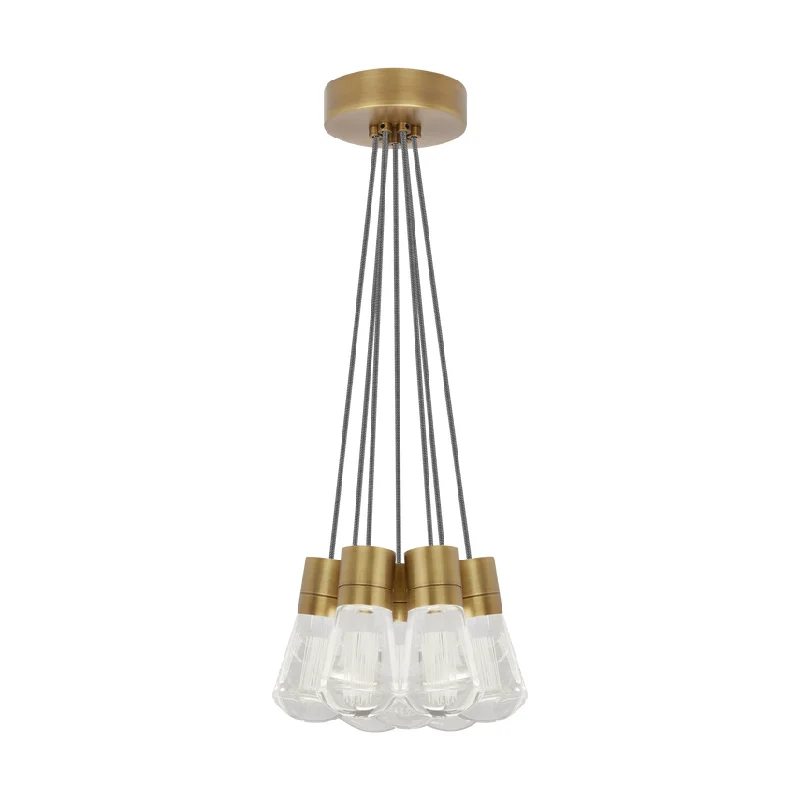 High - lumen track lighting for bright spacesAlva 7-Light Pendant