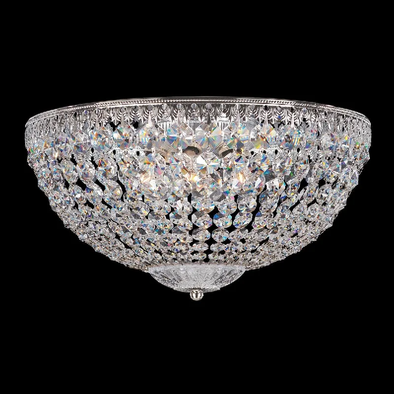 Track lighting with adjustable armsPetit Crystal 5-Light Flush Mount