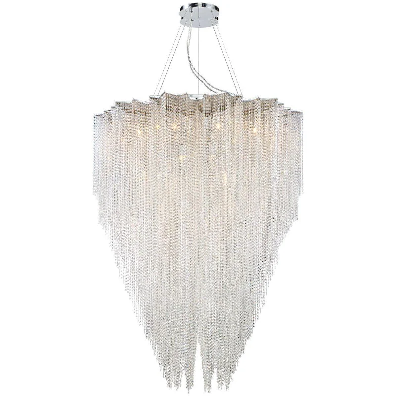 Waterproof Industrial Lighting for Wet AreasCohen 49 in. 12 Lights Chandelier Chrome finish Waterproof Industrial Lighting for Wet AreasCohen 49 in. 12 Lights Chandelier Chrome finish