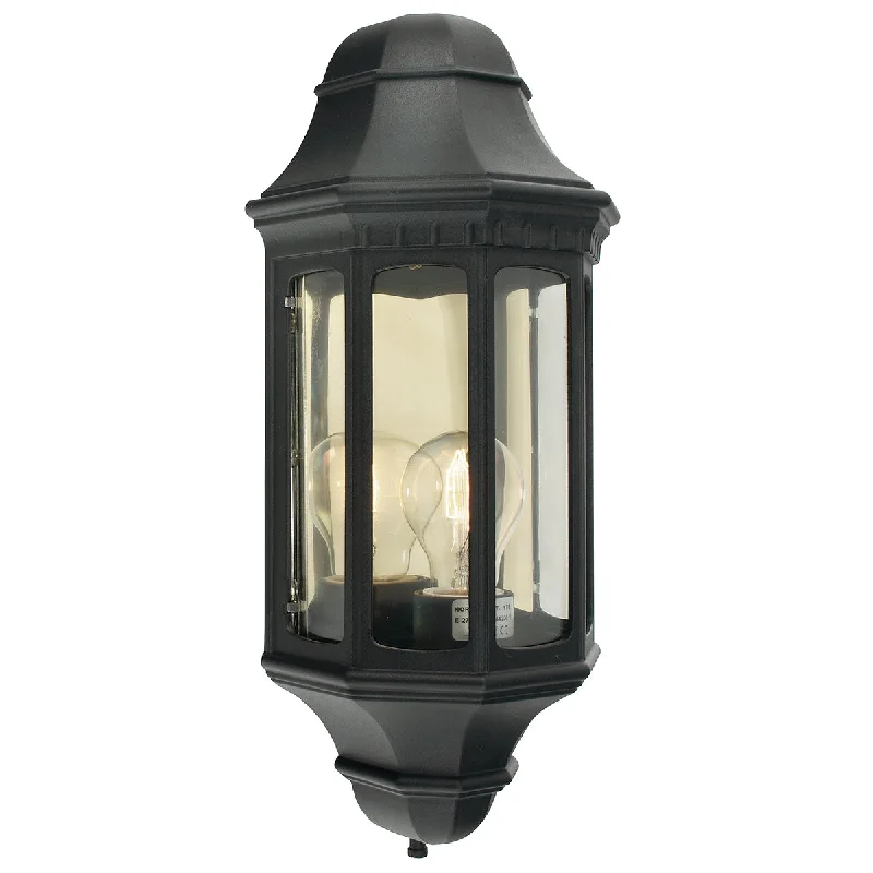 Track lighting for accentuating artworksMalaga 1 Light Large/Small Wall Lantern - Black/White Finish