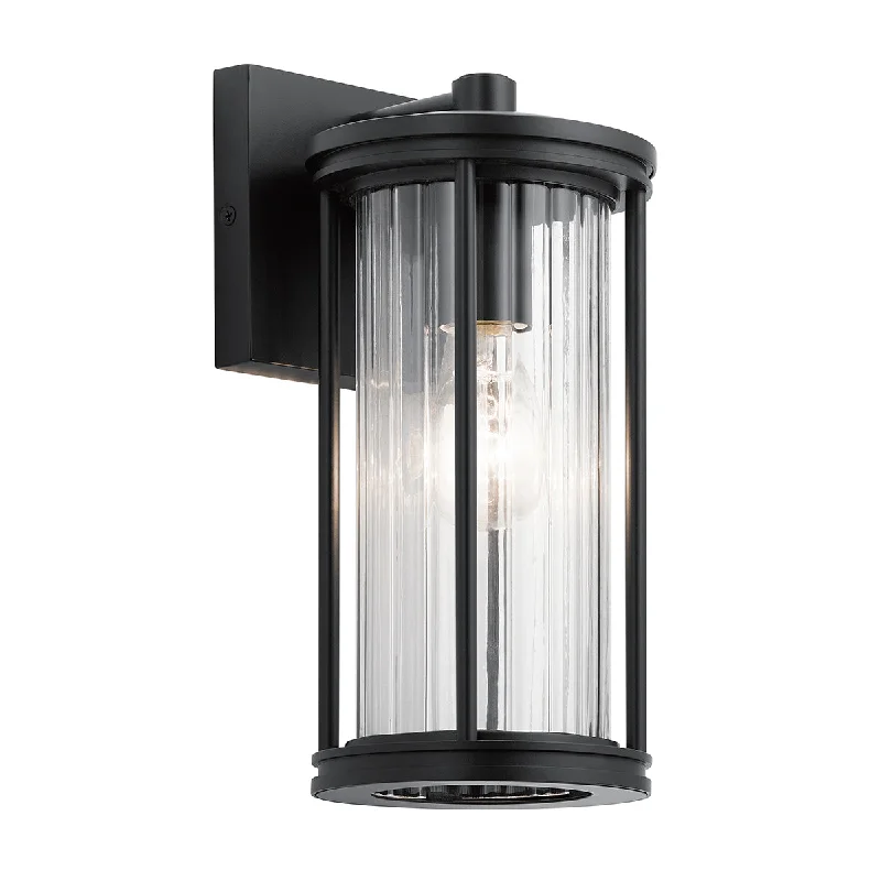 Industrial - style track lighting for loftsBarras Small/Medium Wall Lantern - Black Finish Industrial - style track lighting for loftsBarras Small/Medium Wall Lantern - Black Finish