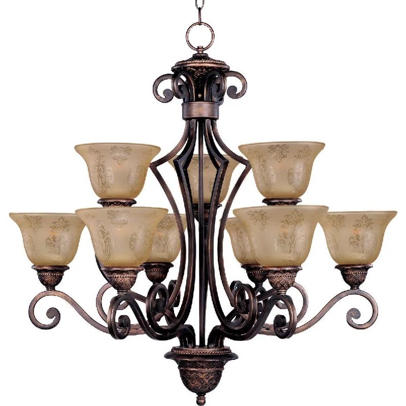 Dimmable Industrial Lighting for Ambiance ControlSymphony 32 in 9 Lights Chandelier Oil-Rubbed Bronze Dimmable Industrial Lighting for Ambiance ControlSymphony 32 in 9 Lights Chandelier Oil-Rubbed Bronze