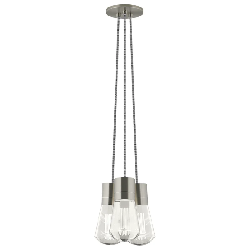 Contemporary track lighting in black finishAlva 3-Light Pendant