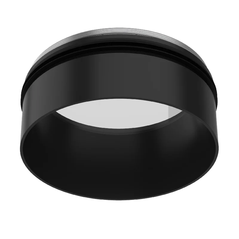 Track lighting with frosted glass shadesAstro Void Round 100 Black Bezel | Accessory