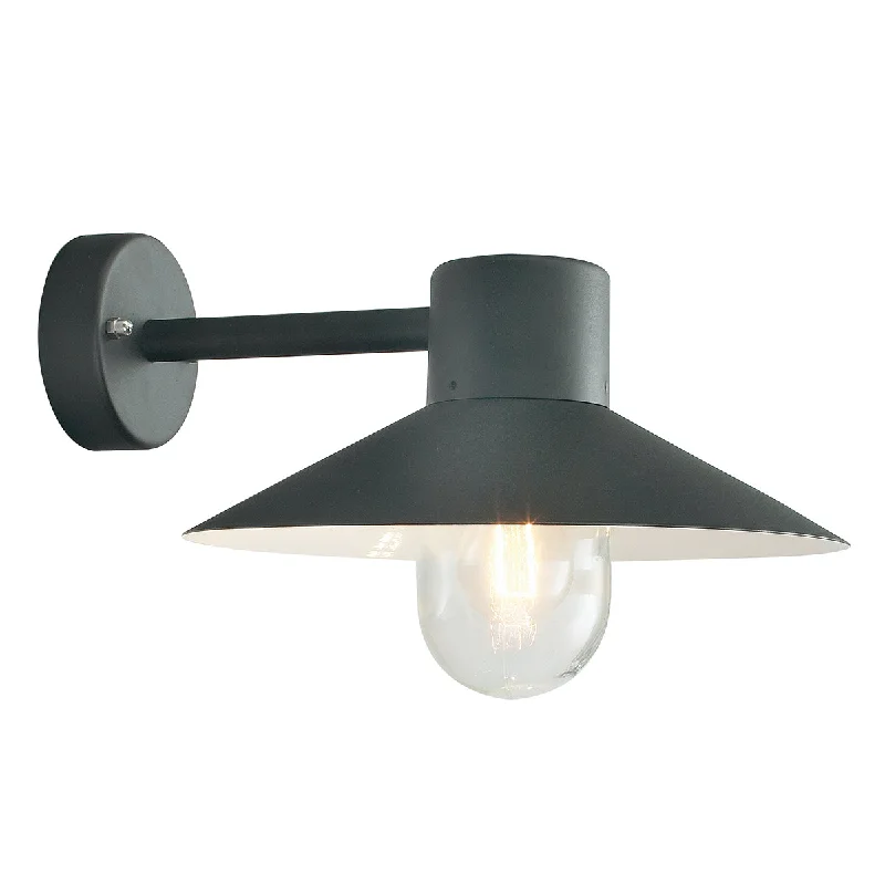 Adjustable track lighting for living roomsLund 1 Light Wall Lantern - Black/Galvanised