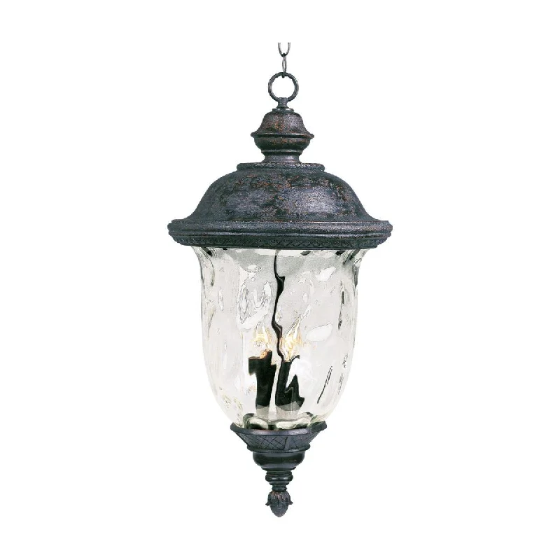 Dimmable Industrial Lighting for Ambiance ControlCarriage House VX 28 in. 3 Lights Outdoor Hanging Lantern Bronze Finish Dimmable Industrial Lighting for Ambiance ControlCarriage House VX 28 in. 3 Lights Outdoor Hanging Lantern Bronze Finish