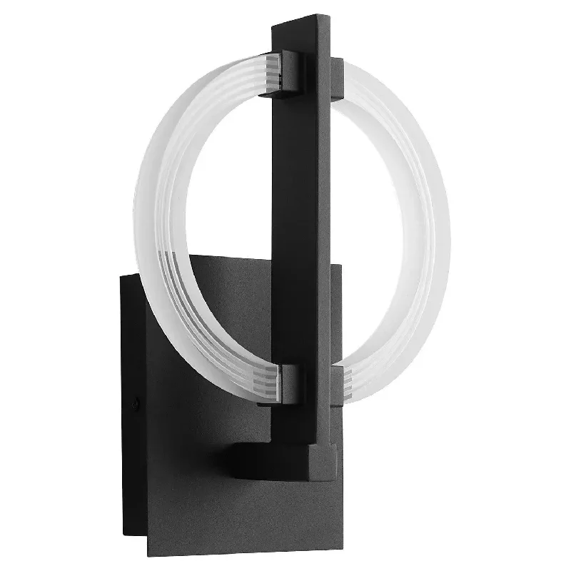 Track lighting with colored glass accentsArena LED Wall Sconce