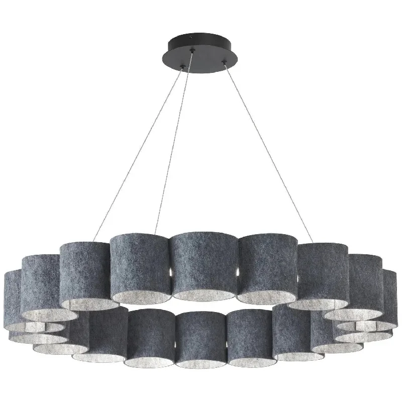 Track lighting with clear glass shadesChantel LED Chandelier