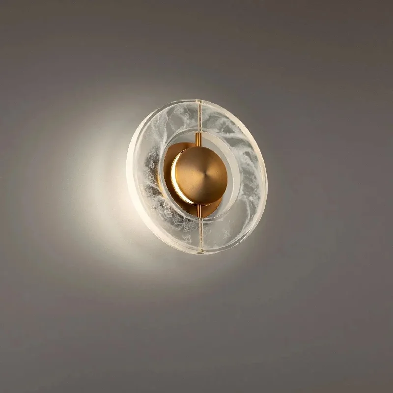 Track lighting with frosted glass shadesCymbal LED Wall Sconce