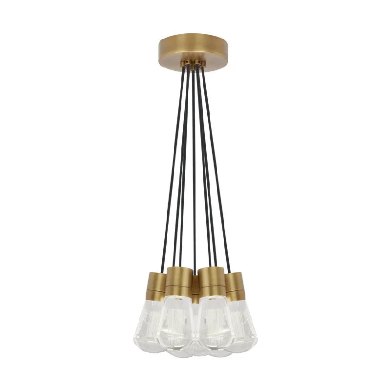 Track lighting for replacing old fluorescent fixturesAlva 7-Light Pendant