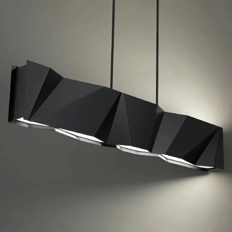 Track lighting with a minimalist track designIntrasection LED Linear Pendant