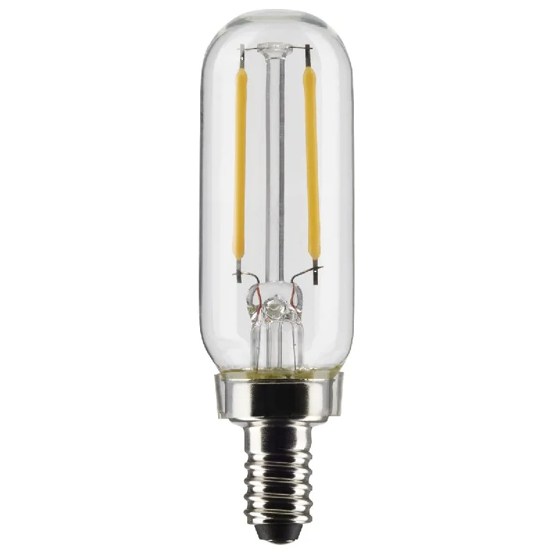 Track lighting with colored glass accentsSatco S21341 T6/LED/CL/940/120V/E12 2.8 Watt T6 LED E12 base 4000K