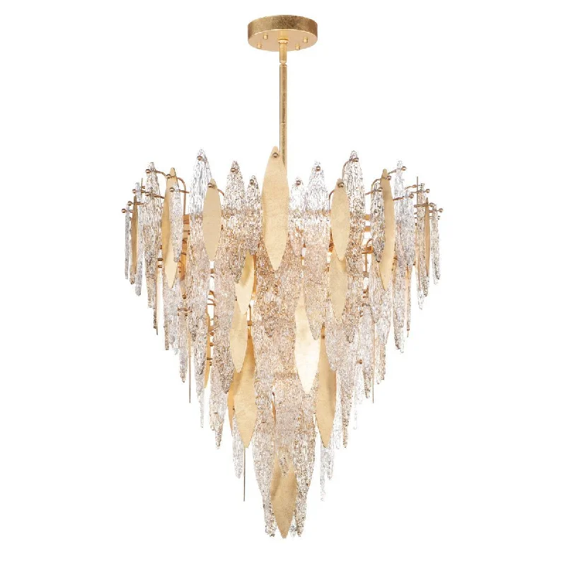Industrial Flood Lighting for Outdoor Loading DocksMajestic 33 in. 21 Lights Chandelier Gold Leaf Finish Industrial Flood Lighting for Outdoor Loading DocksMajestic 33 in. 21 Lights Chandelier Gold Leaf Finish