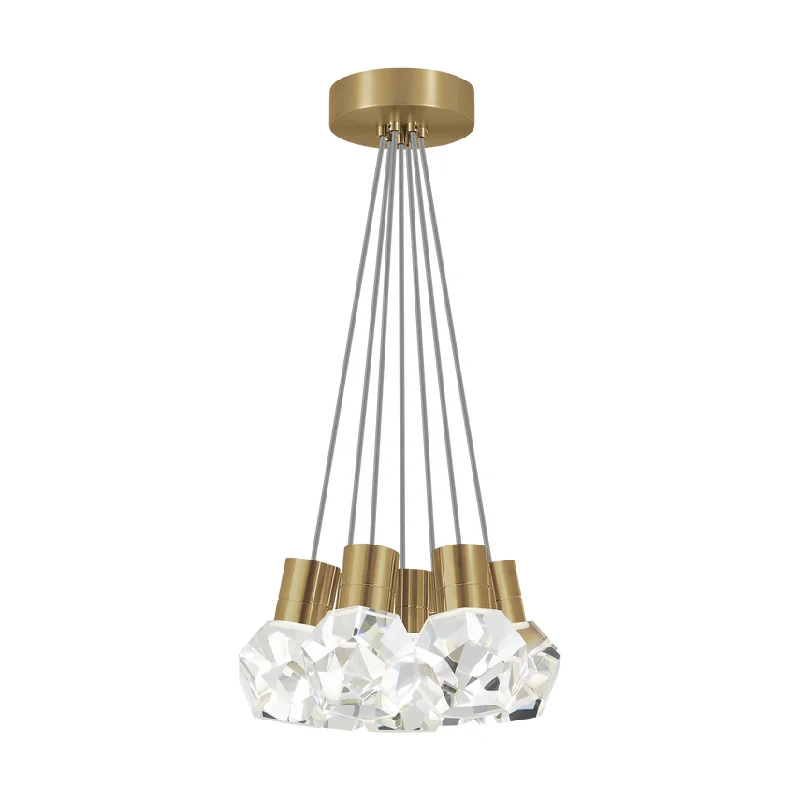 Track lighting for creating a focal pointKira 7-Light Pendant