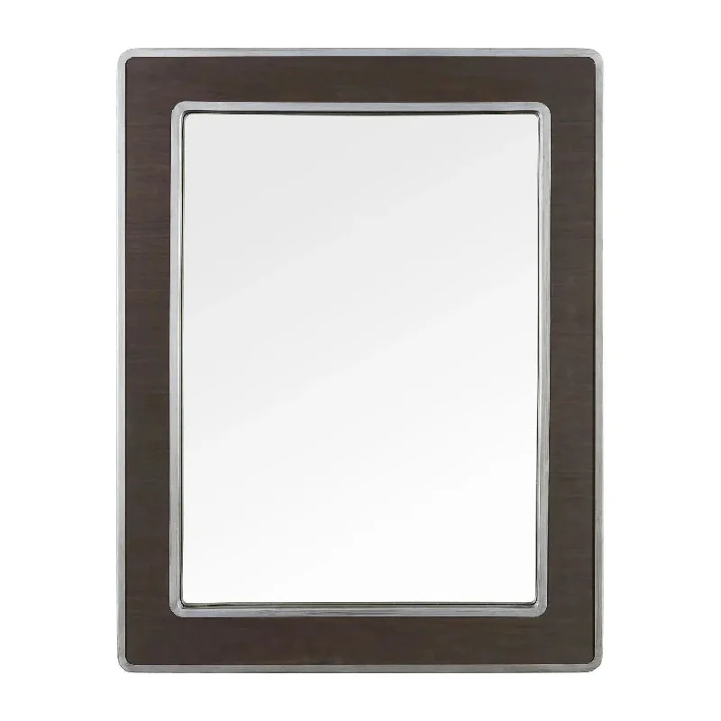 Track lighting for accentuating artworksMacie Rectangle Mirror