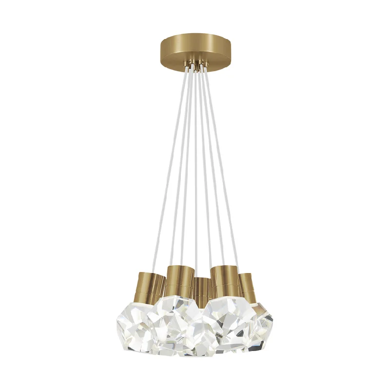 Track lighting for illuminating dining tablesKira 7-Light Pendant