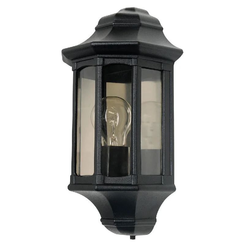 Track lighting with a chunky, bold designNewbury Half Wall Lantern – Black Finish