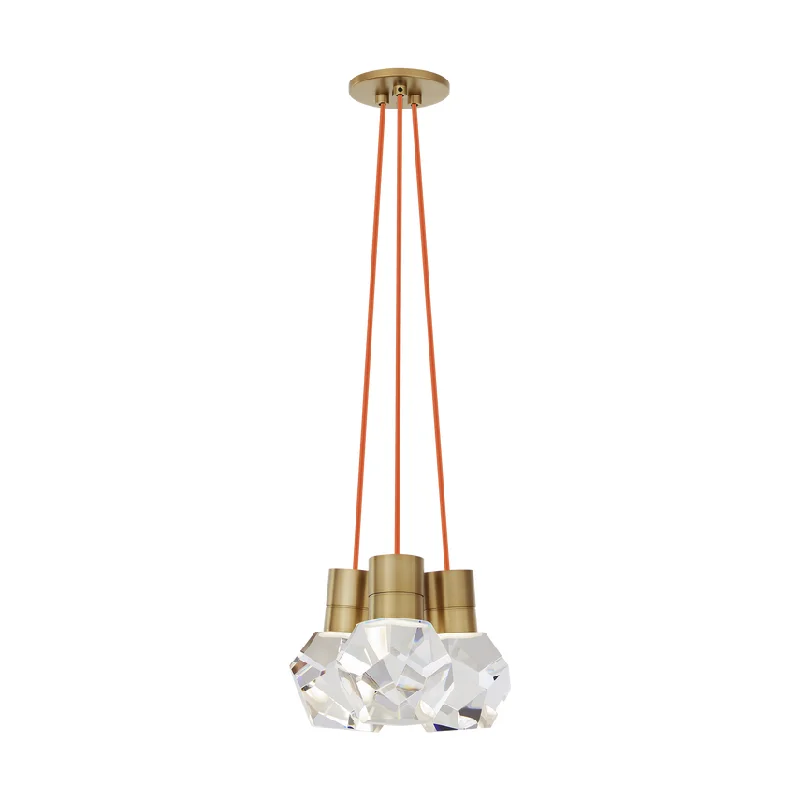 Track lighting for creating a moody atmosphereKira 3-Light Pendant