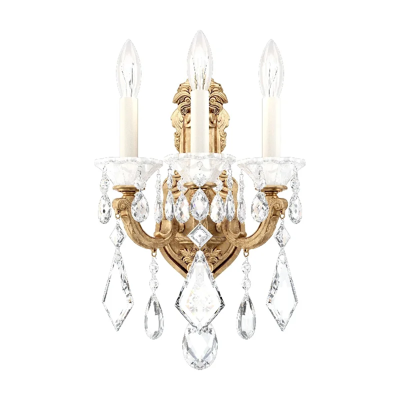 Modern track lighting with LED bulbsLa Scala 3-Light Wall Sconce