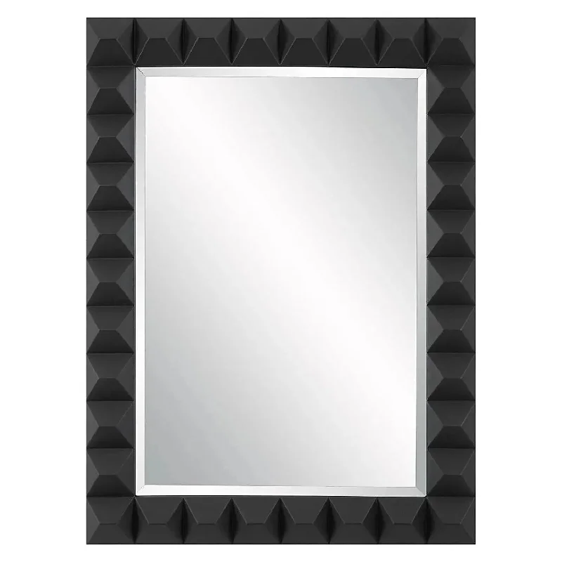 Track lighting for accentuating artworksStudded Mirror