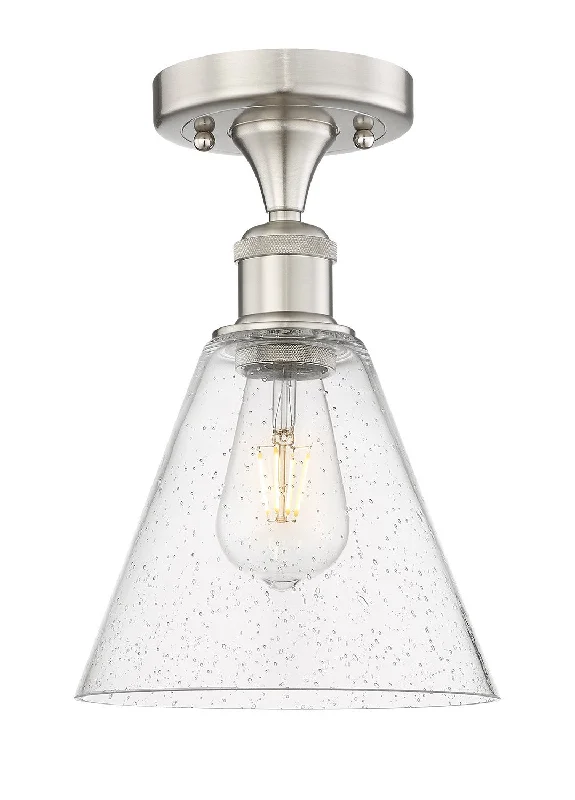 Industrial Lighting for Electronics ManufacturingEdison One Light Semi-Flush Mount Industrial Lighting for Electronics ManufacturingEdison One Light Semi-Flush Mount