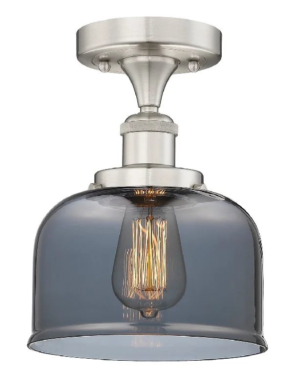 Industrial Area Lighting for Large Open SpacesEdison One Light Semi-Flush Mount