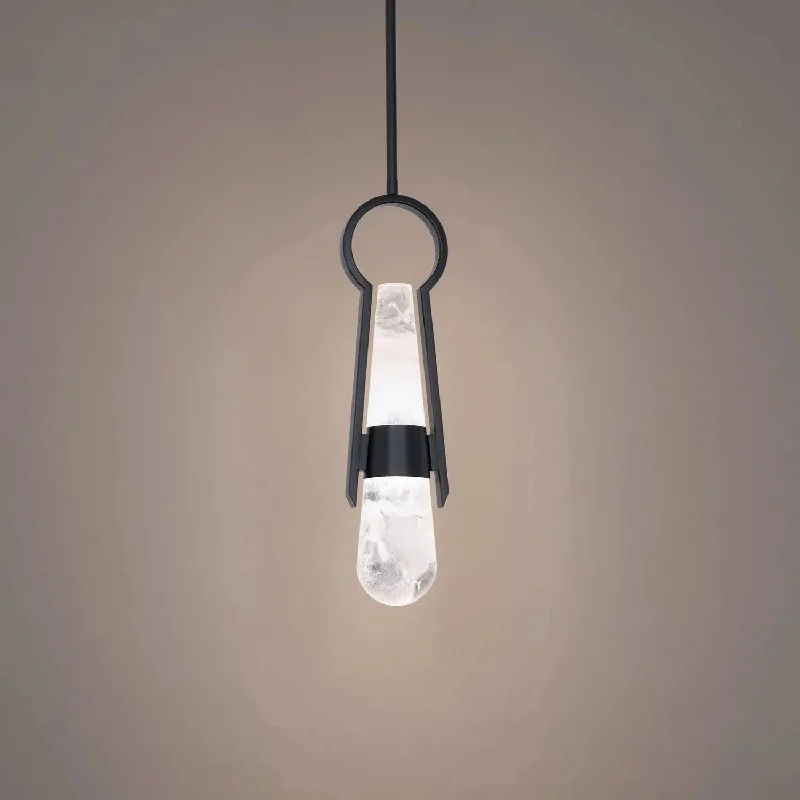 Rustic track lighting for farmhouse decorEzra LED Mini Pendant