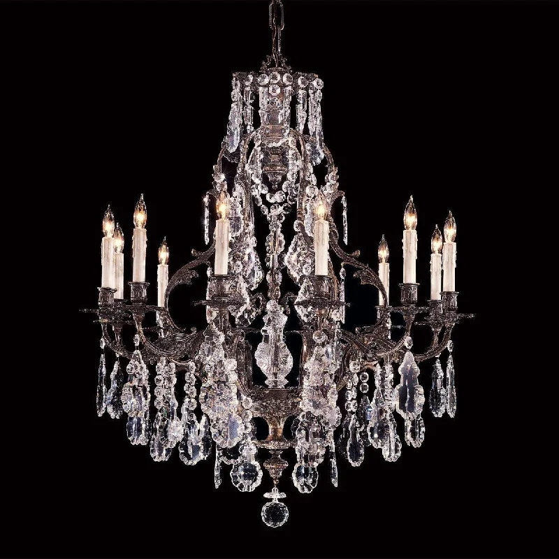 Industrial Lighting for Woodworking FactoriesCrystal 33 in. 12 lights Chandelier Brass finish Industrial Lighting for Woodworking FactoriesCrystal 33 in. 12 lights Chandelier Brass finish