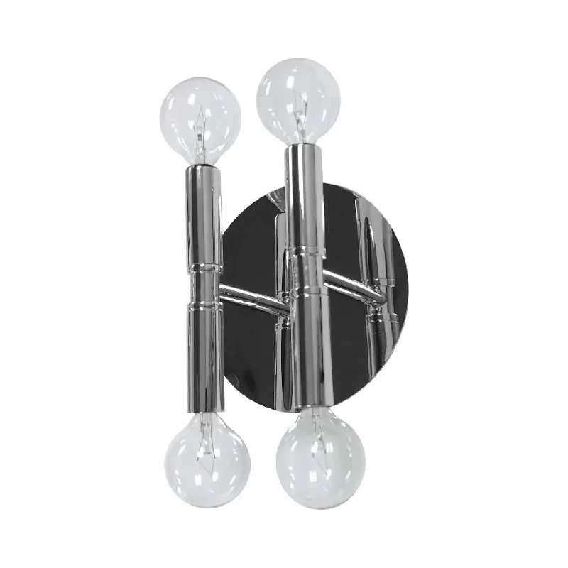 Track lighting with a brushed nickel finishAva Wall Sconce