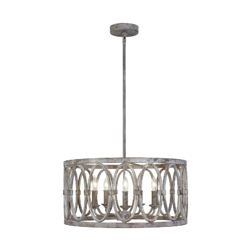 Industrial Lighting with High CRI (Color Rendering Index) for True Color PerceptionPatrice 21 in. 5 Lights Chandelier Bronze Finish Industrial Lighting with High CRI (Color Rendering Index) for True Color PerceptionPatrice 21 in. 5 Lights Chandelier Bronze Finish