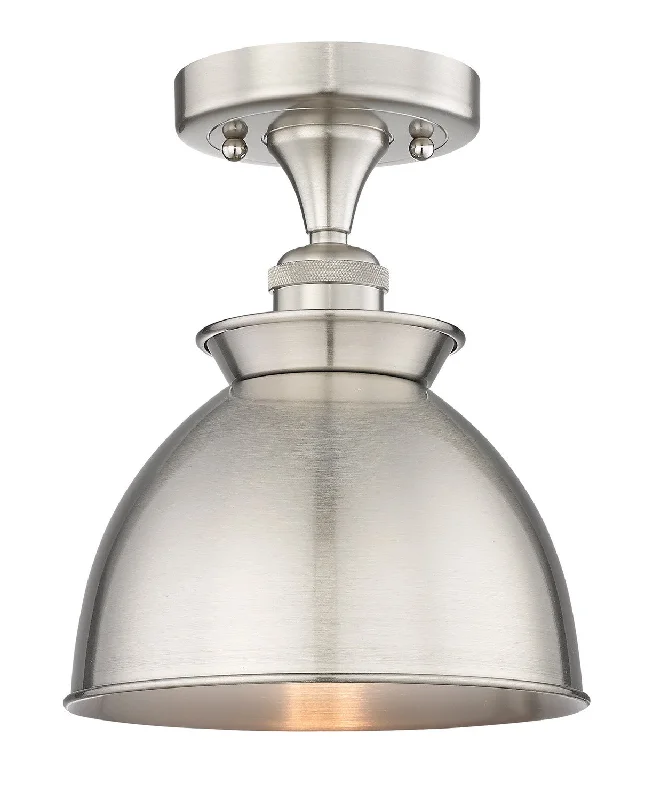 Industrial Pendant Lighting for Machine ShopsEdison One Light Semi-Flush Mount
