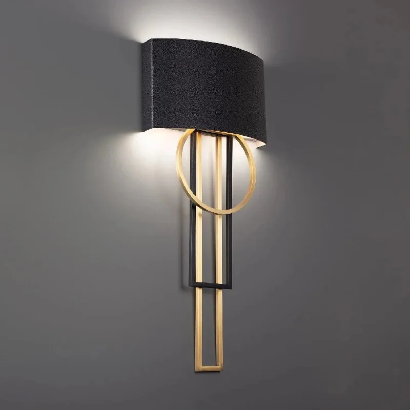 Track lighting with clear glass shadesSartre LED Wall Sconce