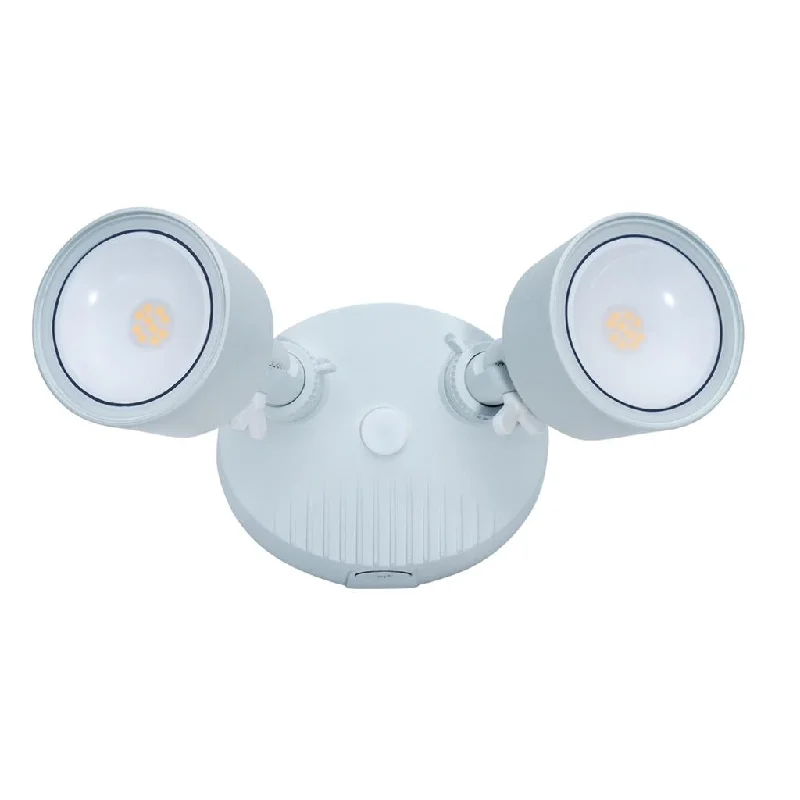 Industrial - style track lighting for loftsTopaz SL/24W/40K/WHLED 24W LED Dual Head Security Flood Light - White