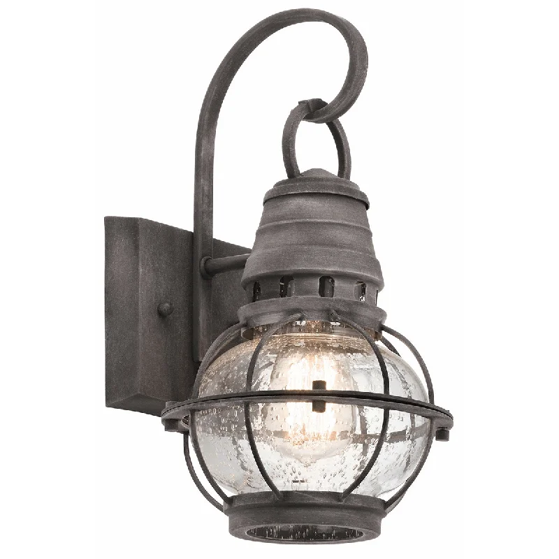 Track lighting for adding a touch of eleganceBridge Point Small/Medium/Large Wall Lantern - Weathered Zinc/Natural Brass Finish Track lighting for adding a touch of eleganceBridge Point Small/Medium/Large Wall Lantern - Weathered Zinc/Natural Brass Finish