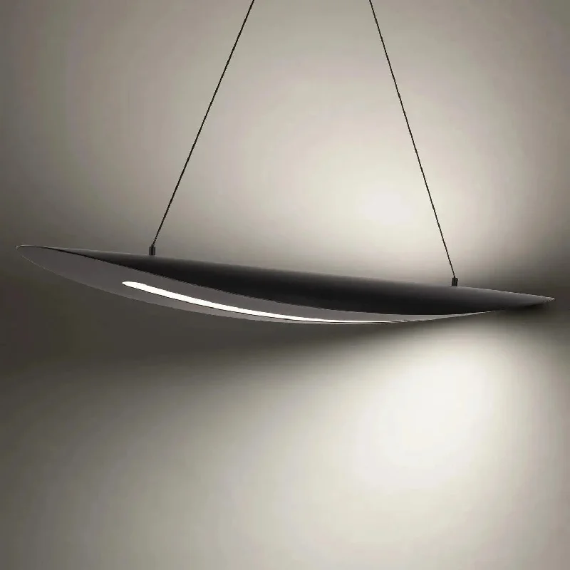 Track lighting for creating a moody atmosphereBlack Jack LED Linear Pendant