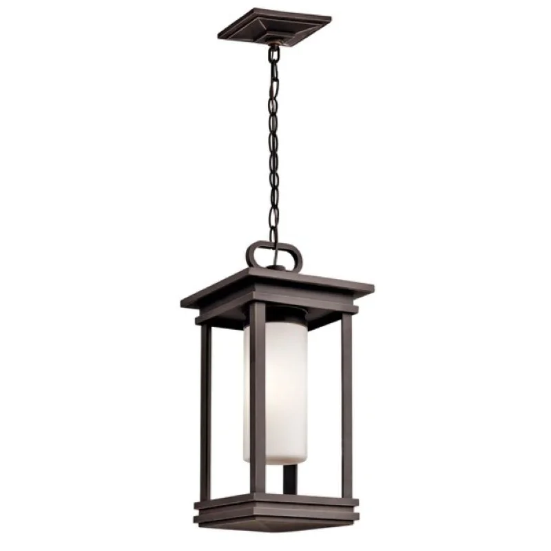 Dimmable Industrial Lighting for Ambiance ControlSouth Hope 19 In. Outdoor Hanging Lantern Bronze Finish Dimmable Industrial Lighting for Ambiance ControlSouth Hope 19 In. Outdoor Hanging Lantern Bronze Finish