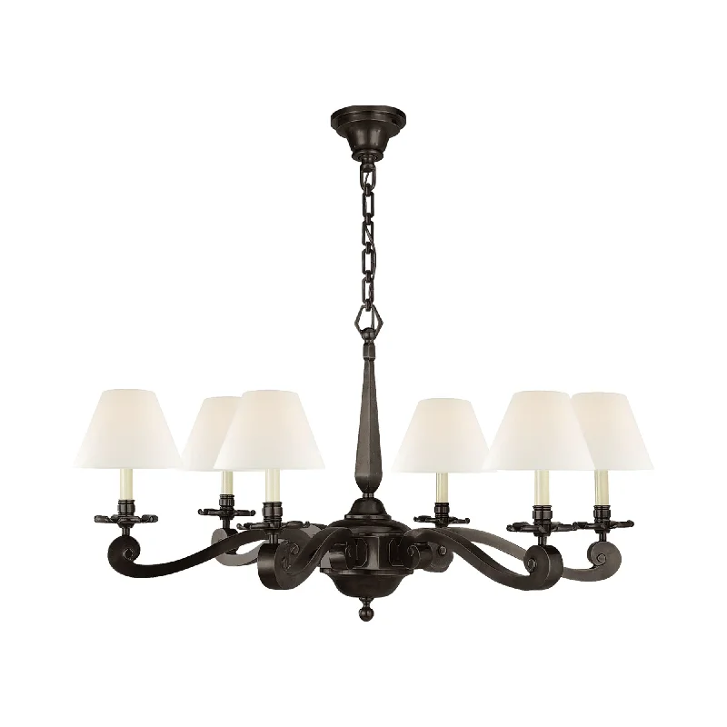 Wireless track lighting for easy installationMyrna Chandelier