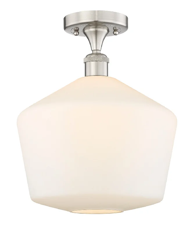 Industrial Lighting for Electronics ManufacturingEdison One Light Semi-Flush Mount
