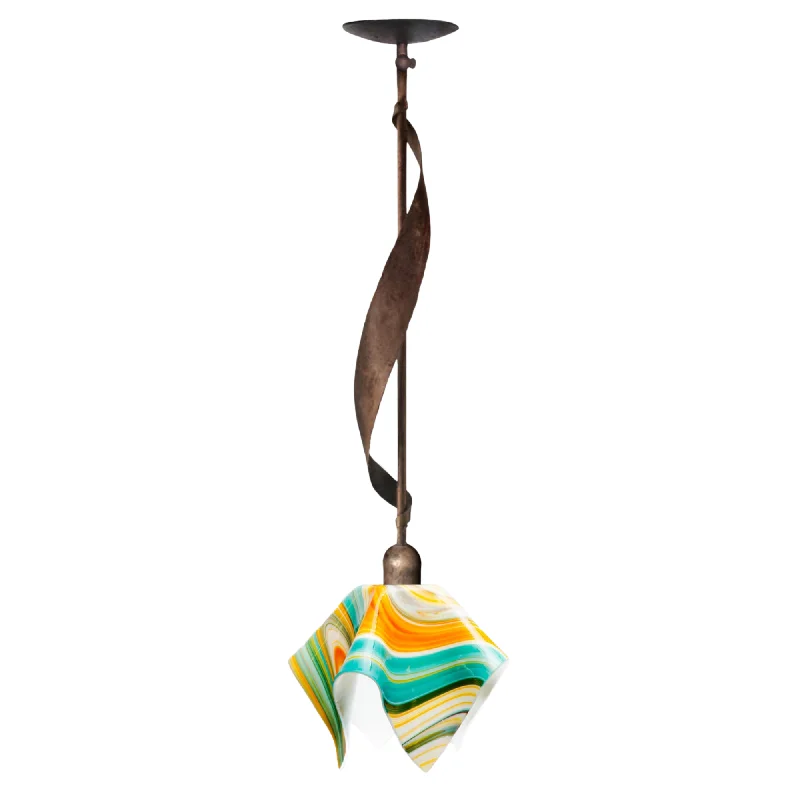 Track lighting for highlighting bookcasesJezebel Sweetgrass Pendant, Flame
